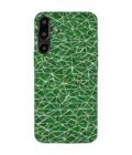 Custom Printed Case Cover for Samsung Galaxy F16 (5G) close up green white geometric pattern