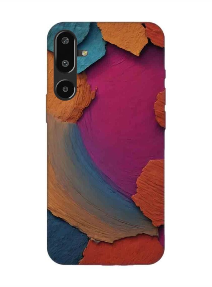 Custom Printed Case Cover for Samsung Galaxy F16 (5G) closeup color textured surface