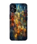 Custom Printed Case Cover for Samsung Galaxy M05 close up colorful mosaic squares shapes
