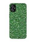 Custom Printed Case Cover for Samsung Galaxy M05 close up green white geometric pattern