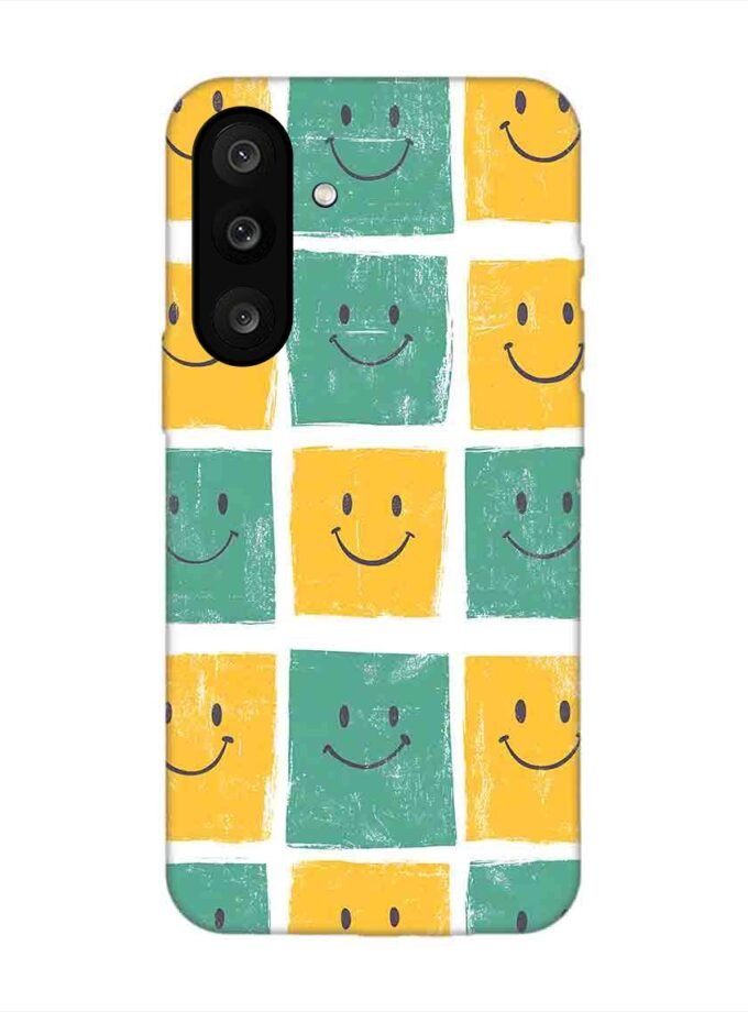 Custom Printed Case Cover for Samsung Galaxy M56 (5G) close up pattern smiley faces