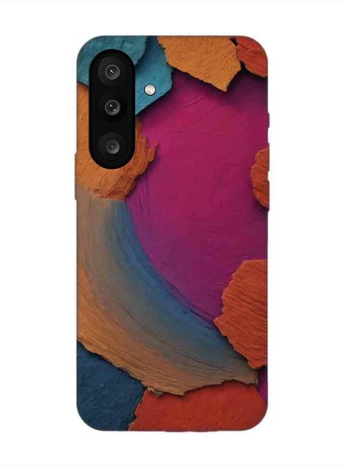 Custom Printed Case Cover for Samsung Galaxy M56 (5G) closeup color textured surface