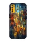 Printed Mobile Back Covers for Tecno Camon 15 Air close up colorful mosaic squares shapes