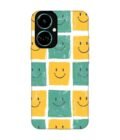 Printed Mobile Back Covers for Tecno Camon 19 close up pattern smiley faces