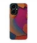 Printed Mobile Back Covers for Tecno Camon 19 closeup color textured surface