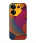 Printed Mobile Back Covers for Tecno Camon 20 Pro (5G) closeup color textured surface