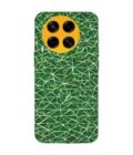 Printed Mobile Back Covers for Tecno Camon 30 (5G) close up green white geometric pattern