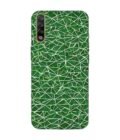 Printed Mobile Back Covers for Tecno Phantom 9 close up green white geometric pattern