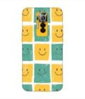 Printed Mobile Back Covers for Tecno Phantom X close up pattern smiley faces