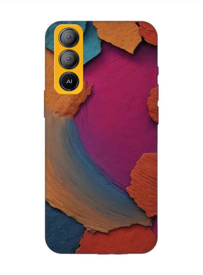 Printed Mobile Back Covers for Tecno Pop 5 Lite closeup color textured surface