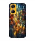 Printed Mobile Back Covers for Tecno Pop 6 Pro close up colorful mosaic squares shapes