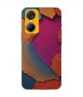 Printed Mobile Back Covers for Tecno Pop 6 Pro closeup color textured surface