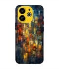Printed Mobile Back Covers for Tecno Pop 9 (5G) close up colorful mosaic squares shapes