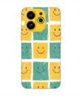 Printed Mobile Back Covers for Tecno Pop 9 (5G) close up pattern smiley faces