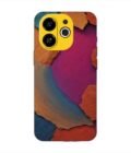 Printed Mobile Back Covers for Tecno Pop 9 (5G) closeup color textured surface