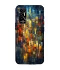 Printed Mobile Back Covers for Tecno Pova 2 close up colorful mosaic squares shapes