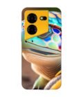 Printed Mobile Back Covers for Tecno Pova 5 Pro (5G) close up cute turtle