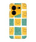 Printed Mobile Back Covers for Tecno Pova 5 Pro (5G) close up pattern smiley faces