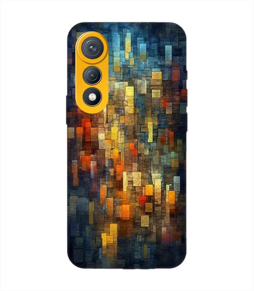 Custom Printed Case Cover for Tecno Pova Curve (5G) close up colorful mosaic squares shapes