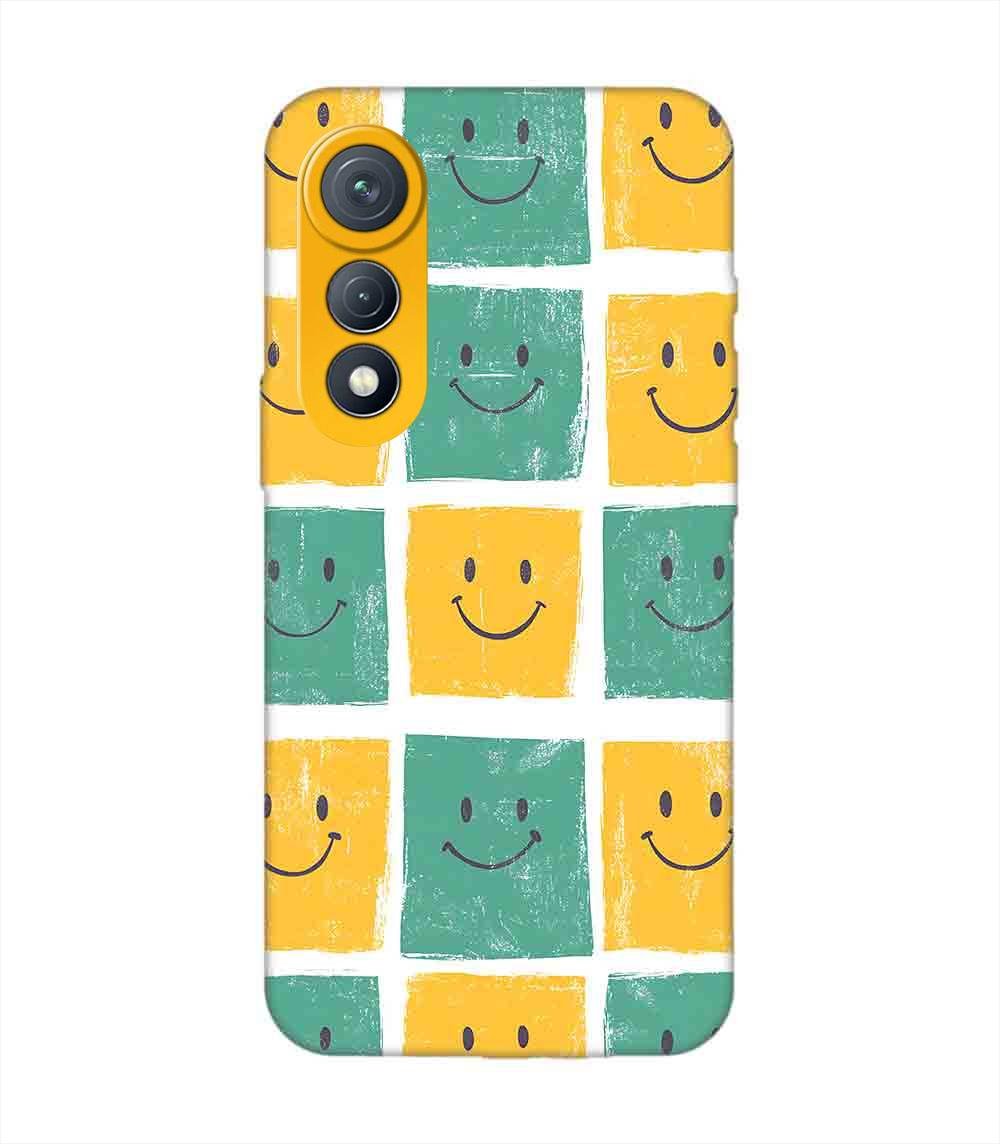 Custom Printed Case Cover for Tecno Pova Curve (5G) close up pattern smiley faces
