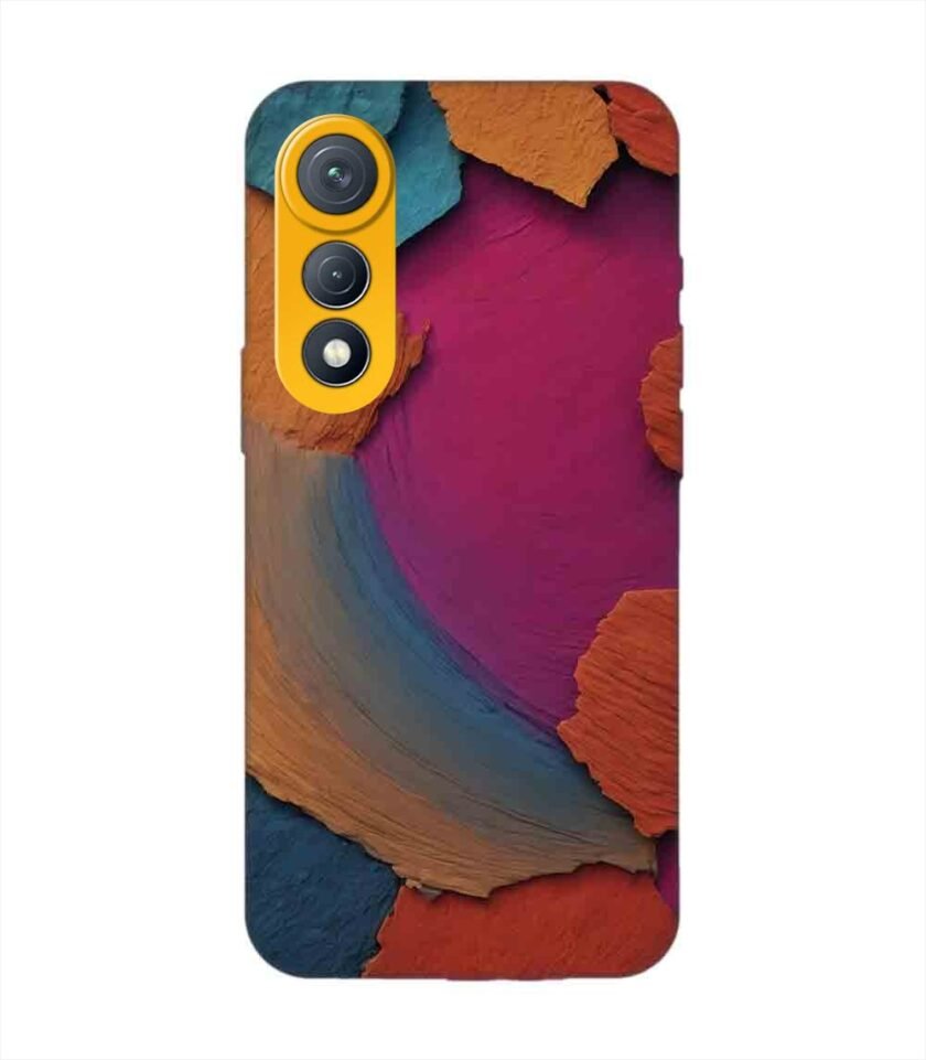 Custom Printed Case Cover for Tecno Pova Curve (5G) closeup color textured surface