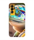 Printed Mobile Back Covers for Tecno Pova Neo close up cute turtle