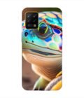 Printed Mobile Back Covers for Tecno Pova close up cute turtle