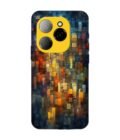 Printed Mobile Back Covers for Tecno Spark 20 Pro (5G) close up colorful mosaic squares shapes