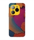 Printed Mobile Back Covers for Tecno Spark 20 Pro (5G) closeup color textured surface