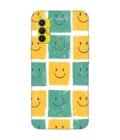 Printed Mobile Back Covers for Tecno Spark 7 close up pattern smiley faces