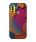 Printed Mobile Back Covers for Tecno Spark 7 closeup color textured surface