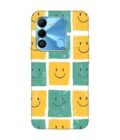 Printed Mobile Back Covers for Tecno Spark 9 close up pattern smiley faces