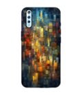 Printed Back Cover for Vivo S1 Close Up Colorful Mosaic Squares Shapes