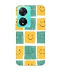 Printed Back Cover for Vivo T2 (5G) Close Up Pattern Smiley Faces