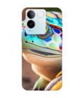 Printed Back Cover for Vivo T2 Pro (5G) Close Up Cute Turtle