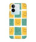 Printed Back Cover for Vivo T2 Pro (5G) Close Up Pattern Smiley Faces