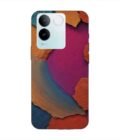 Printed Back Cover for Vivo T2 Pro (5G) Closeup Color Textured Surface