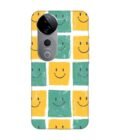 Printed Back Cover for Vivo T3 Ultra (5G) Close Up Pattern Smiley Faces