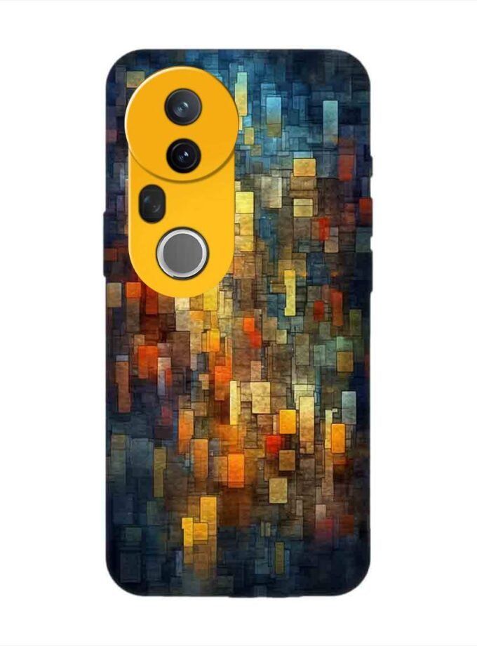 Custom Printed Case Cover for Vivo T4 Ultra (5G) close up colorful mosaic squares shapes