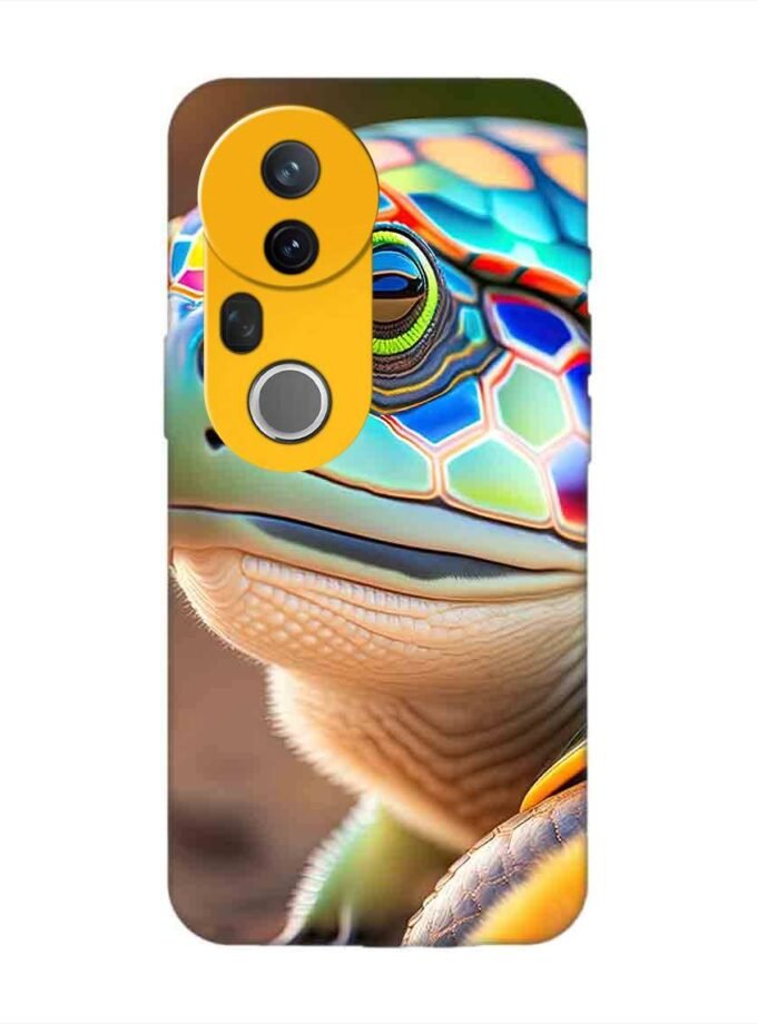 Custom Printed Case Cover for Vivo T4 Ultra (5G) close up cute turtle