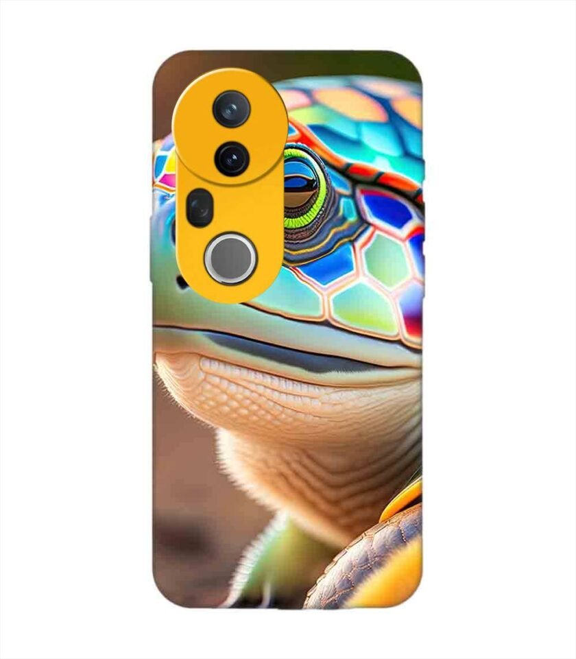 Custom Printed Case Cover for Vivo T4 Ultra (5G) close up cute turtle