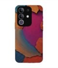 Custom Printed Case Cover for Vivo T4X (5G) closeup color textured surface
