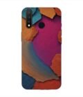 Printed Back Cover for Vivo U20 Closeup Color Textured Surface