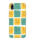 Printed Back Cover for Vivo V11 Pro Close Up Pattern Smiley Faces