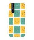Printed Back Cover for Vivo V15 Pro Close Up Pattern Smiley Faces