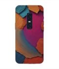 Printed Back Cover for Vivo V17 Pro Closeup Color Textured Surface