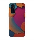 Printed Back Cover for Vivo V20 Se Closeup Color Textured Surface