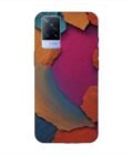Printed Back Cover for Vivo V21 (5G) Closeup Color Textured Surface