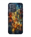 Printed Back Cover for Vivo V23 (5G) Close Up Colorful Mosaic Squares Shapes