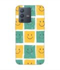Printed Back Cover for Vivo V23 (5G) Close Up Pattern Smiley Faces